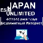 eSIM with UNLIMITED INTERNET in Japan local IP