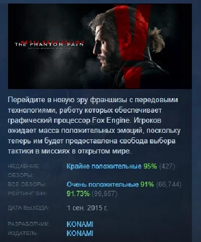 METAL GEAR SOLID V: THE PHANTOM PAIN 💎 STEAM РОССИЯ