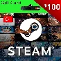 STEAM recharge card 100 TL Türkiye payment card