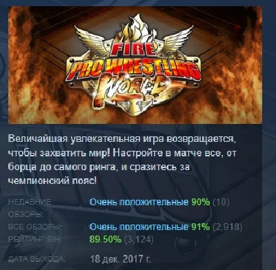 Fire Pro Wrestling World 💎 STEAM GIFT RU
