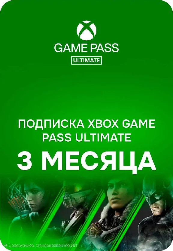 ✅🔑КЛЮЧ💎Xbox Game Pass Ultimate на 3 месяца❤️🌌