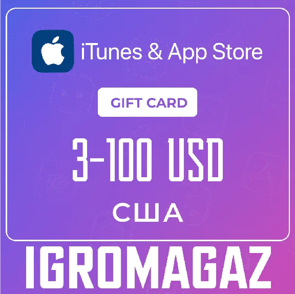 Apple iTunes Gift Card (US) 3-4-5-8-10-25-50-10 🔵USA