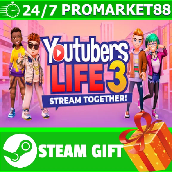 ⭐️ALL COUNTRIES⭐️ Youtubers Life 3 STEAM GIFT