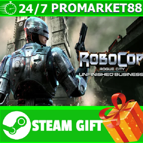 ⭐️ RoboCop: Rogue City - Unfinished Business STEAM GIFT