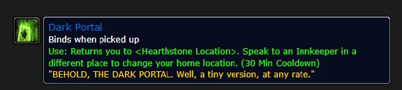 World of Warcraft TCG Dark Portal Hearthstone Toy