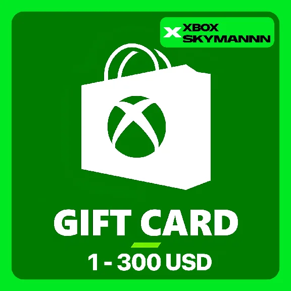 ⭐ПОДАРОЧНАЯ КАРТА XBOX⭐ 1-300 $ USD (USA) 🇺🇸 БЫСТРО🔥