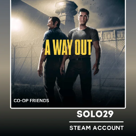 A WAY OUT *ONLINE🔰CO-OP [STEAM]