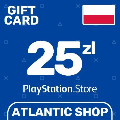⭐️Карта Пополнения PSN 25 Злотых (PLN) Польша