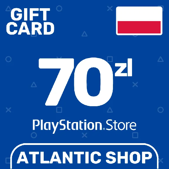 ⭐️Карта Пополнения PSN 70 Злотых (PLN) Польша