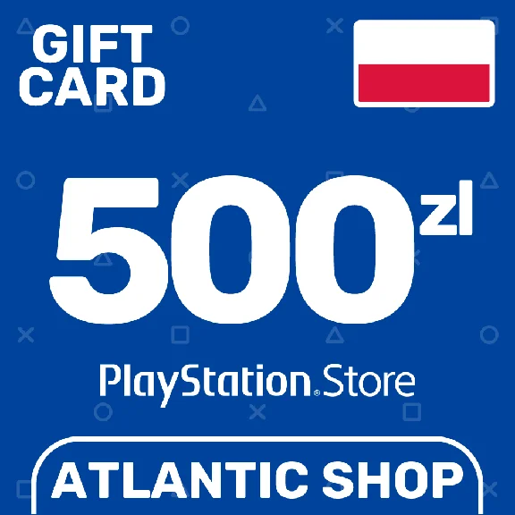 ⭐️PSN Top Up Card 500 PLN Poland