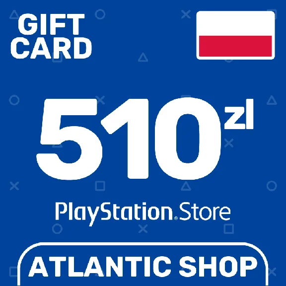 ⭐️Карта Пополнения PSN 510 Злотых (PLN) Польша