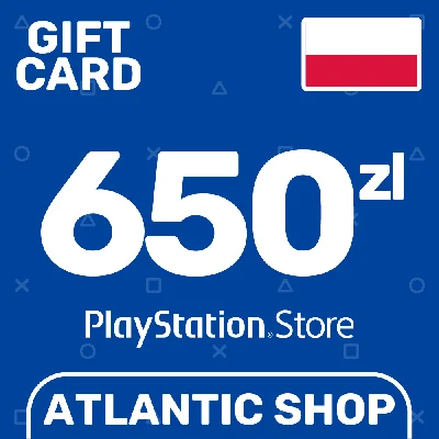 ⭐️PSN Top Up Card 650 PLN Poland