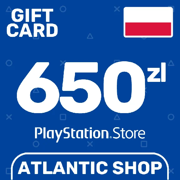 ⭐️PSN Top Up Card 650 PLN Poland