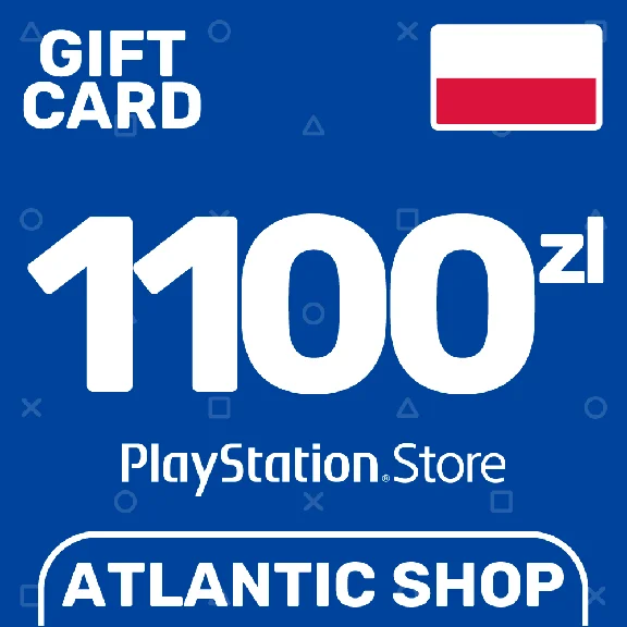 ⭐️PSN Top Up Card 1100 PLN Poland