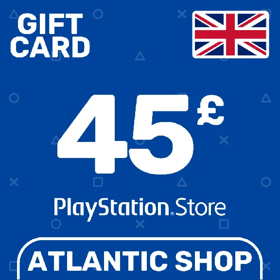 ⭐️PSN  Top Up Card UK 45 GBP UK
