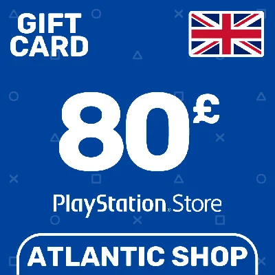 ⭐️PSN  Top Up Card UK 80 GBP UK