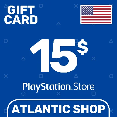 ⭐️PSN Top Up Card 15$ (USD) USA