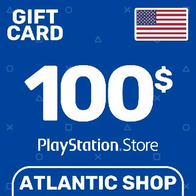 ⭐️Карта Пополнения PSN 100$ (USD) США