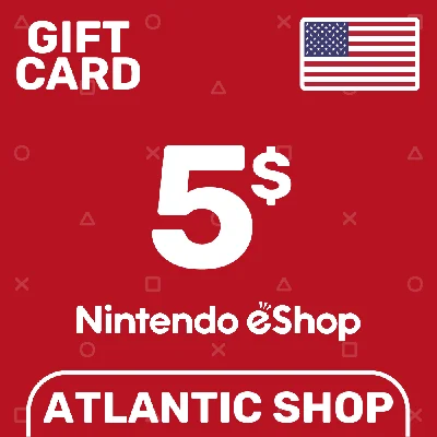 ⭐️Nintendo eShop 5$ (USD) США
