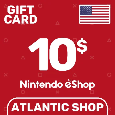 ⭐️Nintendo eShop 10$ (USD) США
