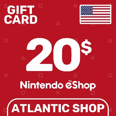 ⭐️Nintendo eShop 20$ (USD) USA