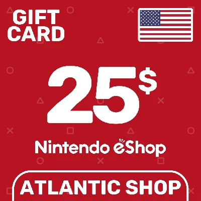 ⭐️Nintendo eShop 25$ (USD) США