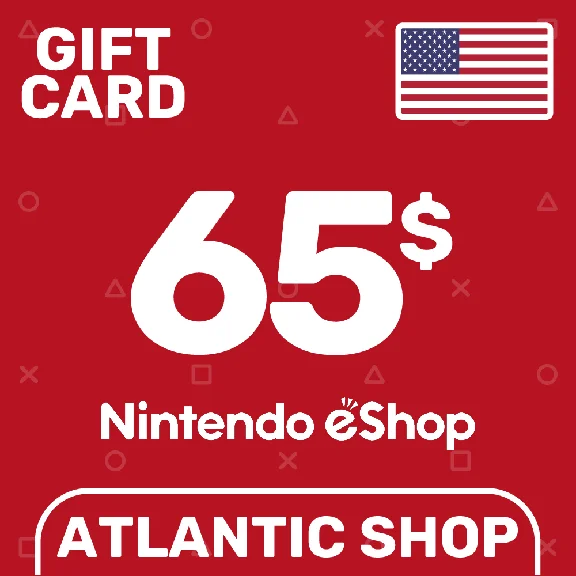 ⭐️Nintendo eShop 65$ (USD) USA