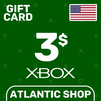 ⭐️Карта Пополнения Xbox 3$ (USD) США