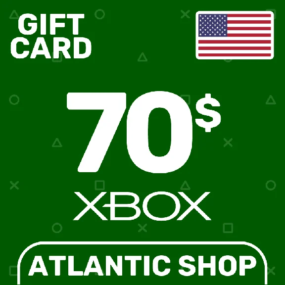 ⭐️Xbox Top Up Card 70$ (USD) USA