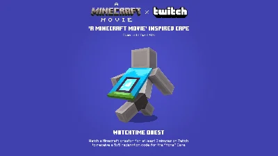 Minecraft Twitch Home Cape Key Code — Java & Bedrock