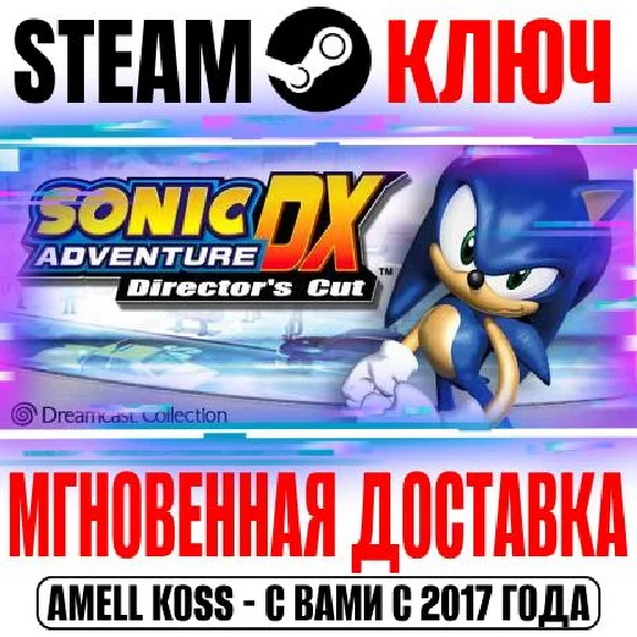 Sonic Adventure DX Steam Key Global +Bonus