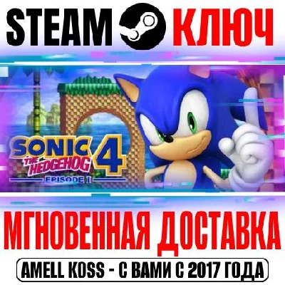 Sonic the Hedgehog 4 Episode I Steam Ключ РФ+Мир +Бонус