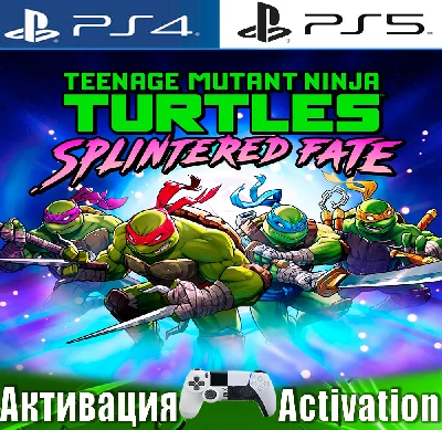 🎮TMN Turtles Splintered Fate (PS4/PS5/RUS) Activation✅