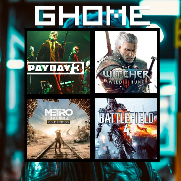 🟢Metro Exodus + Witcher 3 + PAYDAY3 - XBOX Account🟢