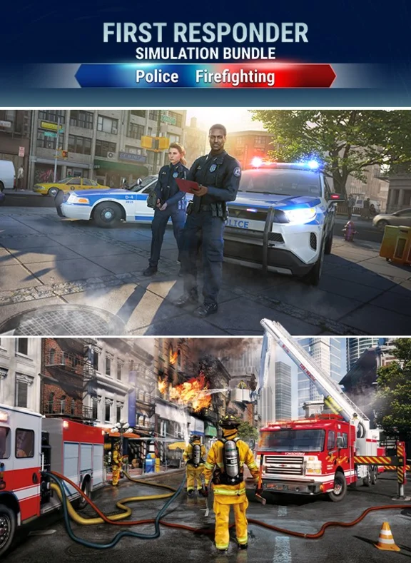 FIRST RESPONDER SIMULATION BUNDLE: POLICE FIREFIGHTING
