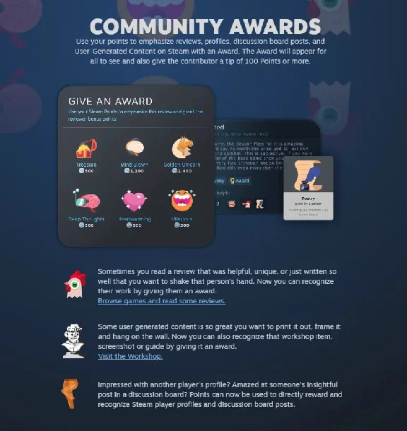 Steam Points BEST PRICE (100rub = 3200 Steam Points)