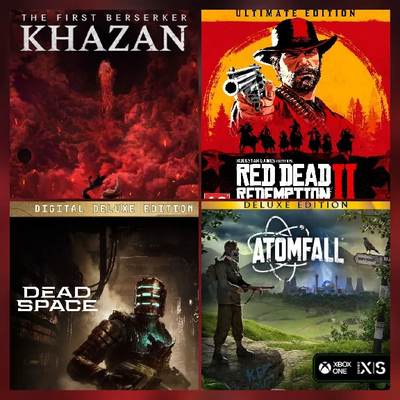 Dead Space+ The First Berserker+ RDR 2+ Atomfall❤️‍XBOX
