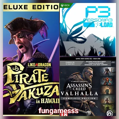 Persona 3 + Like a Dragon: Pirate Yakuza VaXBOX ACCOUNT