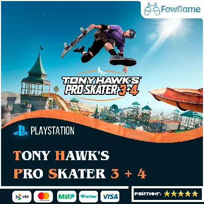 Tony Hawk´s Pro Skater 3 + 4 PS5