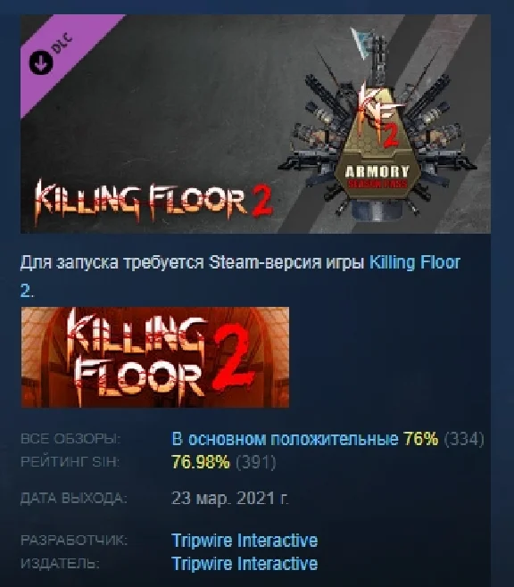 Killing Floor 2 Armory Season Pass KF2 Season Pass 2021