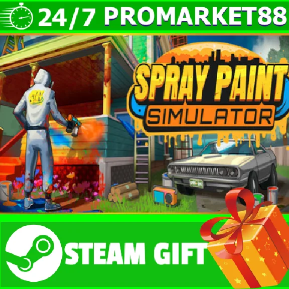 ⭐️ВСЕ СТРАНЫ+РОССИЯ⭐️ Spray Paint Simulator STEAM GIFT