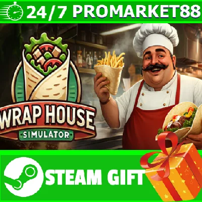 ⭐️ALL COUNTRIES⭐️ Wrap House Simulator🌯 STEAM GIFT