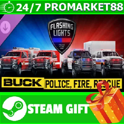 ⭐️ Flashing Lights BUCK Police Fire Rescue Pack STEAM