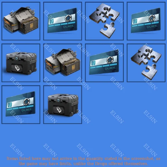 👾Caliber🧨Twitch Drops✨10 items + 🎁