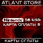 Карта оплаты Nintendo eShop на 35 USD $