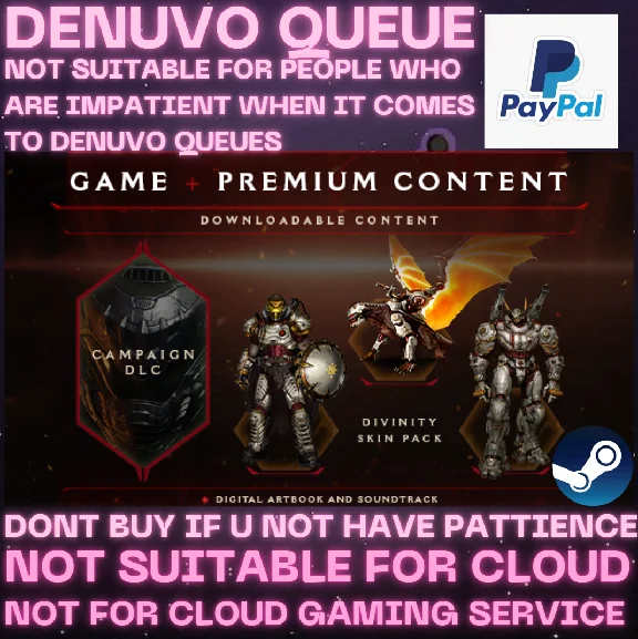 DOOM The Dark Ages Premium Edition STEAM OFFLINE Paypal