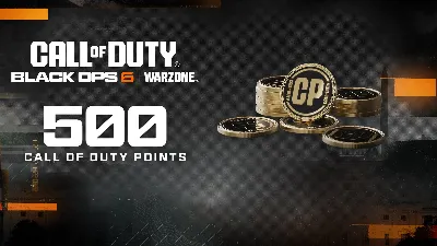 500 Black Ops 6 or Call of Duty Warzone Points XBOX