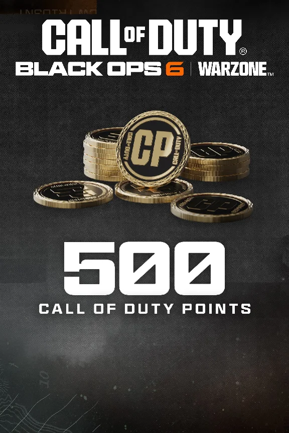 500 Black Ops 6 or Call of Duty Warzone Points XBOX
