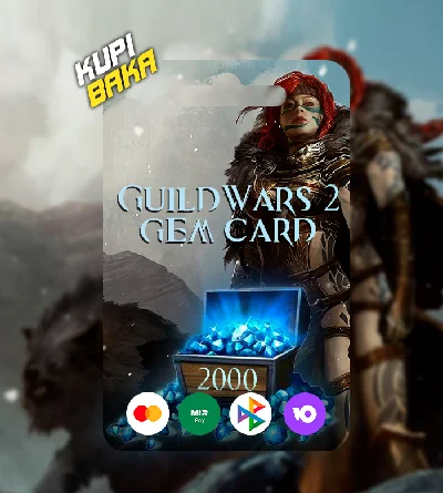 Россия\МИР🌌Guild Wars 2 2000 Gems Card 🌌Arena Net