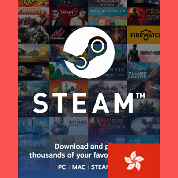 Steam HK 160 HKD Game Card Hong Kong✅CODE✅AUTO